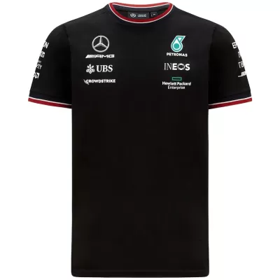 Mercedes AMG Petronas F1 Racing Team T-Shirt - Black 2021 - f1store