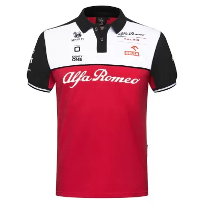 Alfa Romeo Sauber F1 Racing Team Polo Red 2021 - f1store