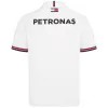 Mercedes AMG Petronas F1 Racing Team Polo - White 2022 - f1store