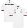 Mercedes AMG Petronas F1 Racing Team Polo - White 2022 - f1store