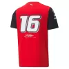 Scuderia Ferrari  F1 Racing Team T-Shirt #16 Red 2022 - f1store