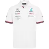 Mercedes AMG Petronas F1 Racing Team Polo - White 2022 - f1store