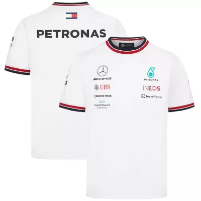 Mercedes AMG Petronas F1 Racing Team T-Shirt - White 2022 - f1store