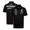 Mercedes AMG Petronas F1 Racing Team Polo 2023 - Black - f1store