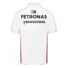 Mercedes AMG Petronas F1 Racing Team Polo - White 2023 - f1store