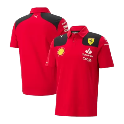 Scuderia Ferrari F1 Racing Team Polo Red 2023 - f1store