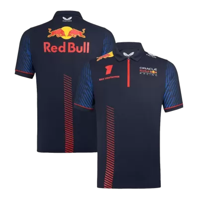 Oracle Red Bull F1 Racing Team Max Verstappen Polo Black 2023 - f1store