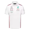 Mercedes AMG Petronas F1 Racing Team Polo - White 2023 - f1store