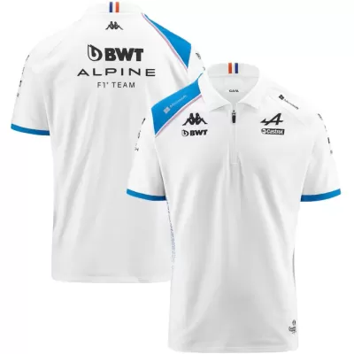 BWT Alpine F1 Team Polo Shirt White jersey 2023 - f1store