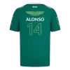 Fernando Alonso #14 Aston Martin Cognizant F1 Shirt 2024 Plus Size(3XL-5XL) - f1store